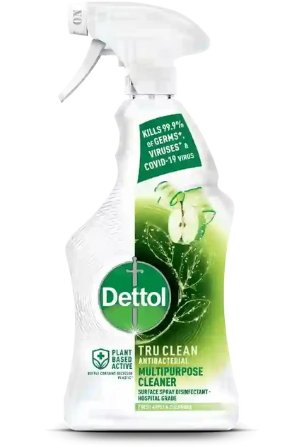 Dettol Tru Clean Antibacterial Multipurpose Cleaning Trigger Zesty Fresh Apple & Cucumber