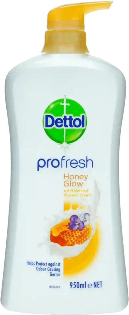 Dettol Profresh Shower Gel Honey Glow
